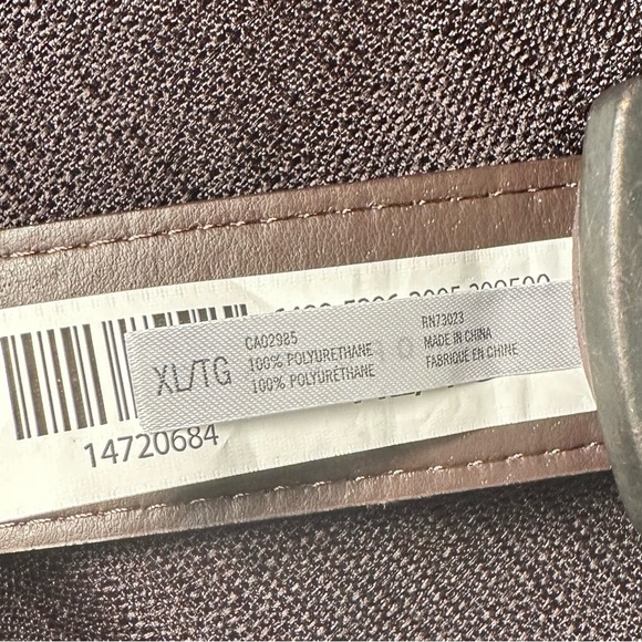 Men’s Aeropostale Faux Suede Brown Belt XL - Picture 3 of 5